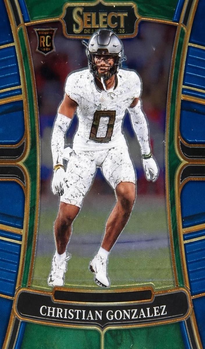 2023 Panini Select Draft Picks Football Christian Gonzalez #15