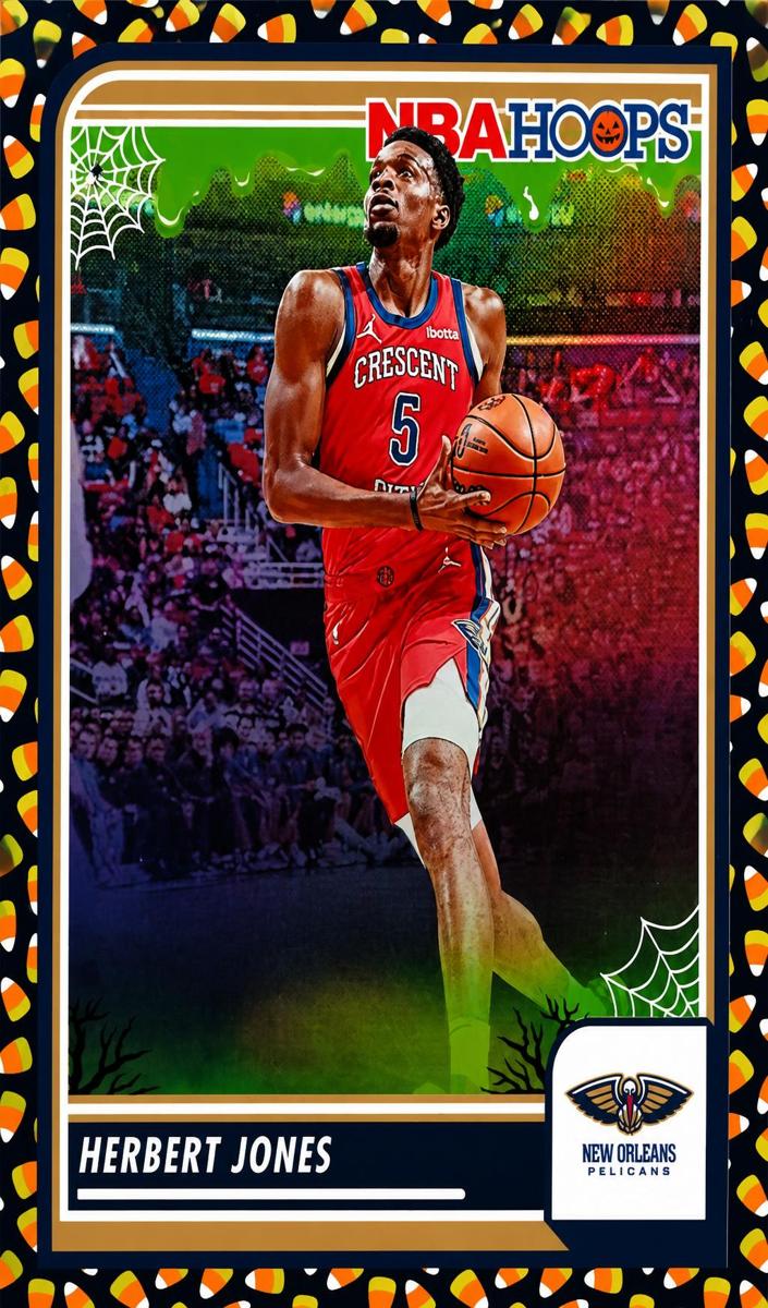 2023 Panini Haunted Hoops Basketball Holo Candy Herbert Jones #197
