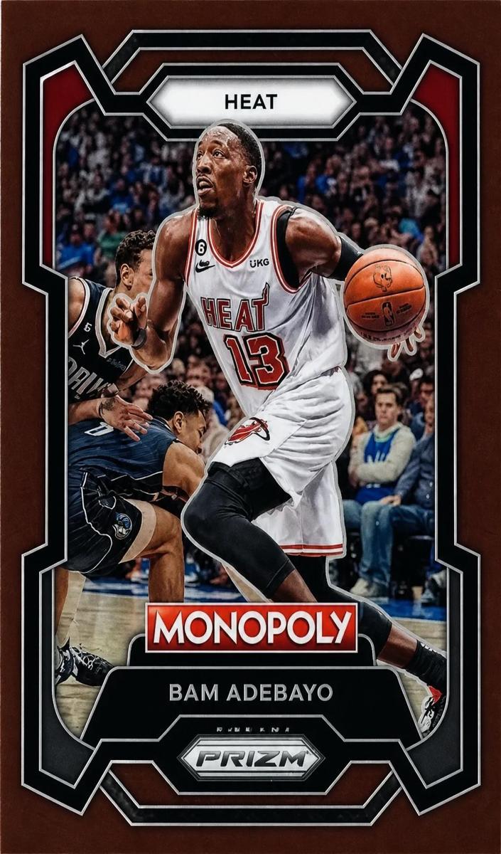 2023 Panini Prizm Monopoly Basketball Brown Bam Adebayo #47 PSA 10