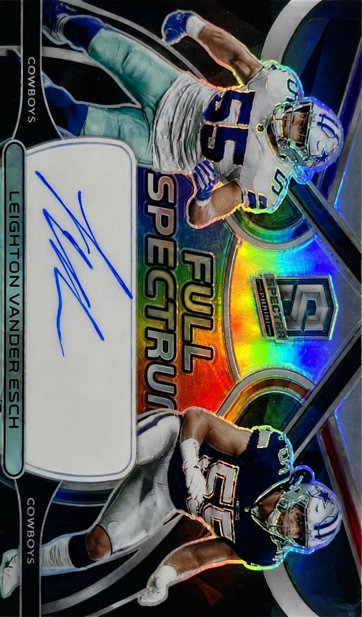 2022 Panini Spectra Football Leighton Vander Esch #FSA-LVE