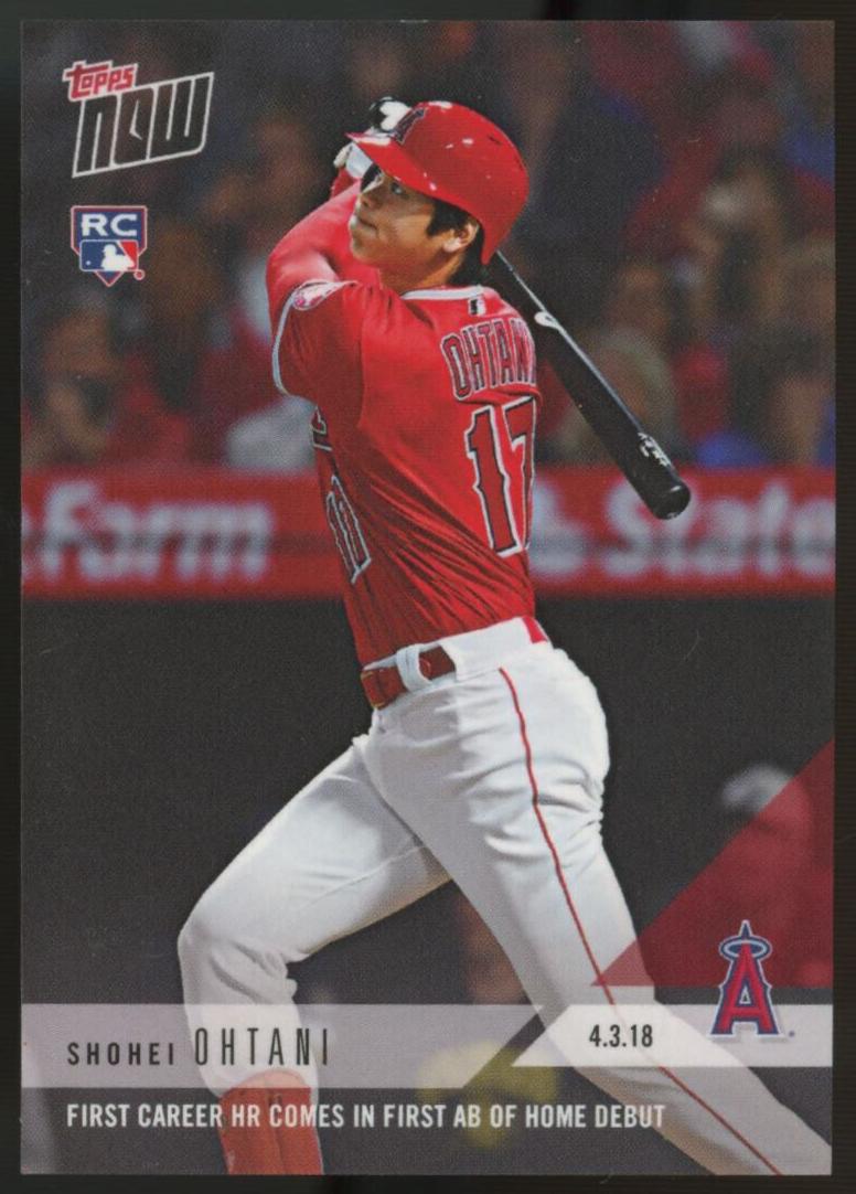 2018 Topps Now Baseball Shohei Ohtani #32 PSA 10