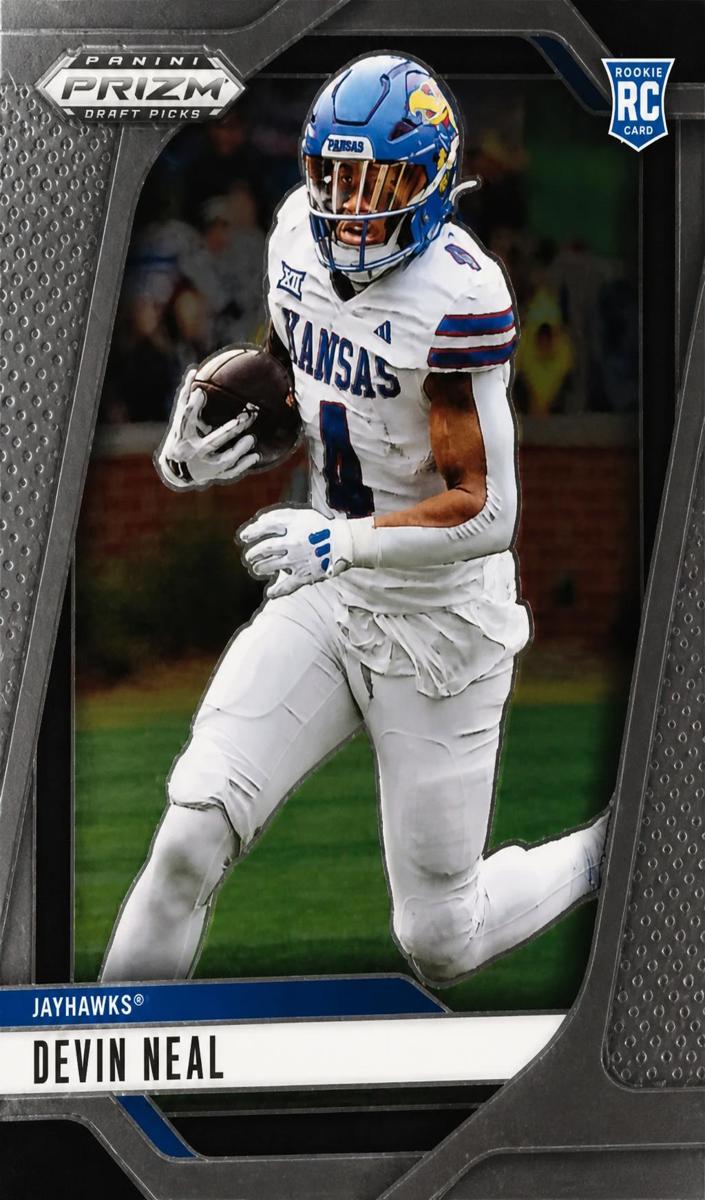 2025 Panini Prizm Draft Picks Football Devin Neal #43 CGC AUTH