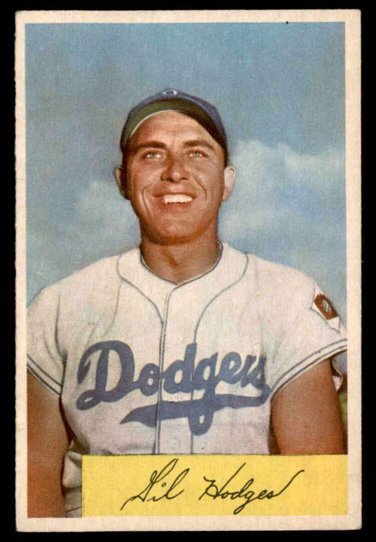 1954 Bowman Baseball Gil Hodges #138 PSA 5.5