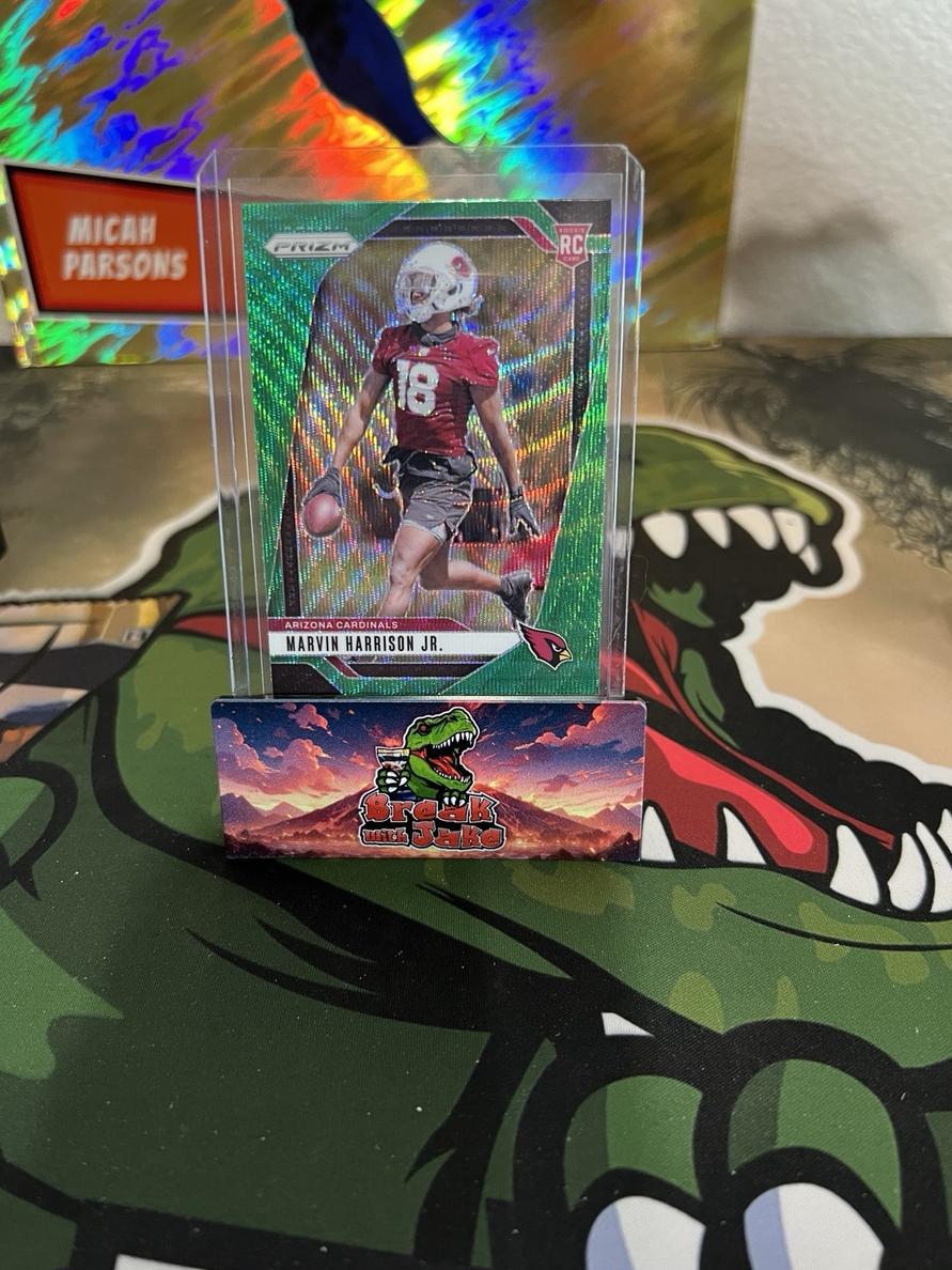 2024 Panini Prizm Football Green Wave Marvin Harrison Jr. #375 PSA 10