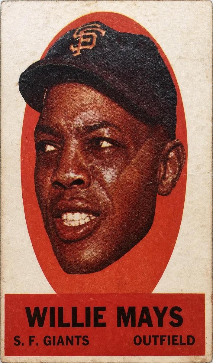 1963 Topps Baseball Instruction Back Willie Mays #NNO