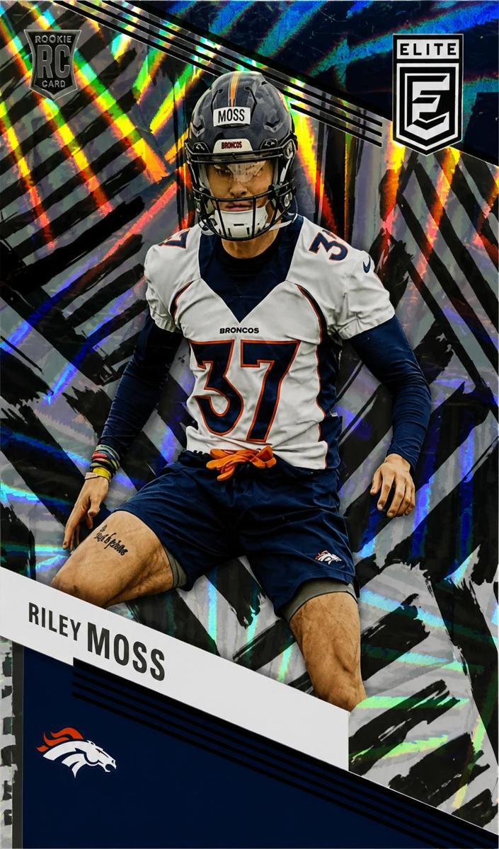 2023 Donruss Elite Football Razzle Dazzle Riley Moss #178