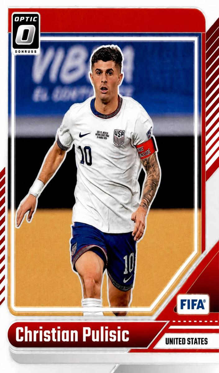 2024 Panini Donruss Soccer Holo Christian Pulisic #10 PSA 9