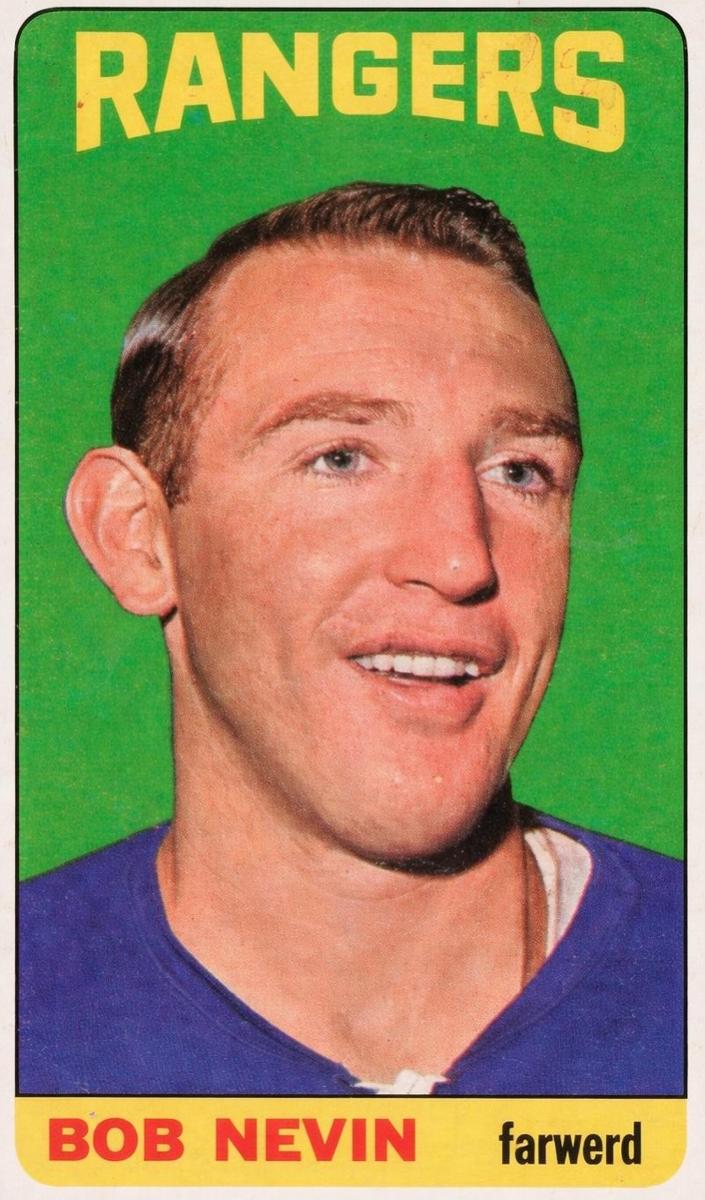 1964 Topps Hockey Bob Nevin #77 PSA 7