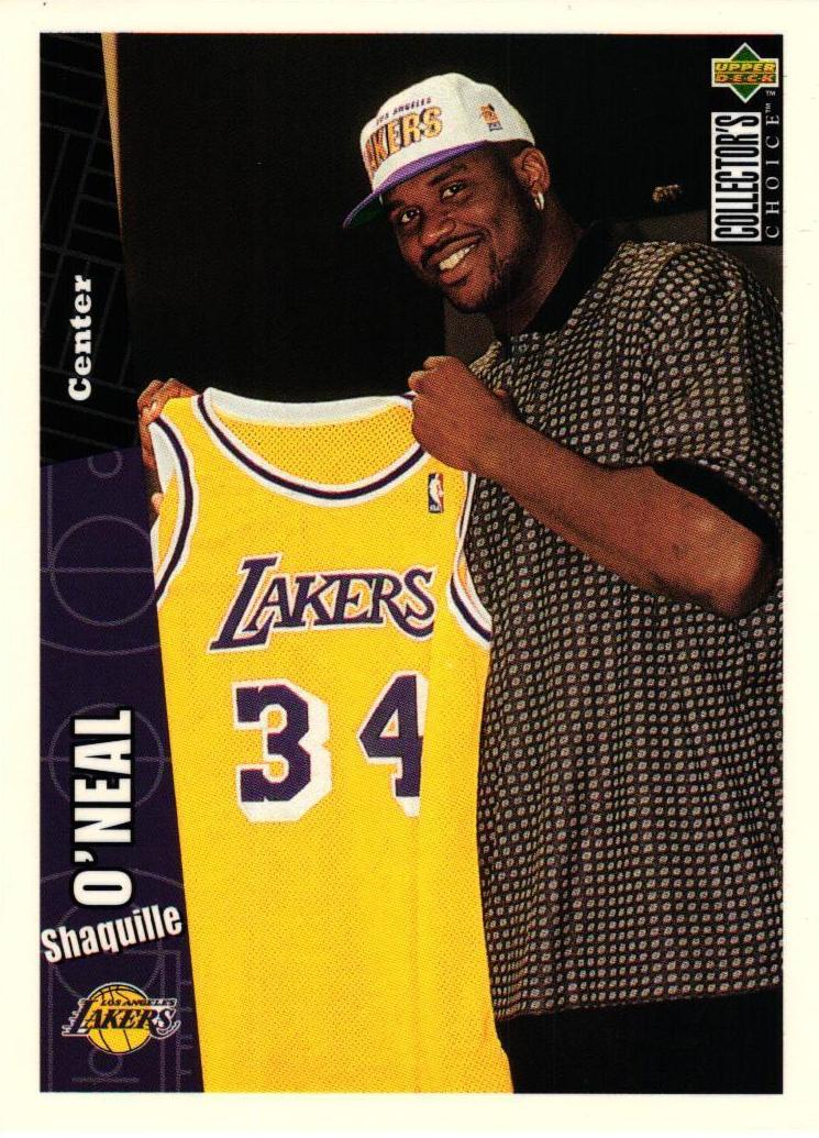 1996 Upper Deck Collector's Choice Basketball Shaquille O'Neal #LA7 PSA 10