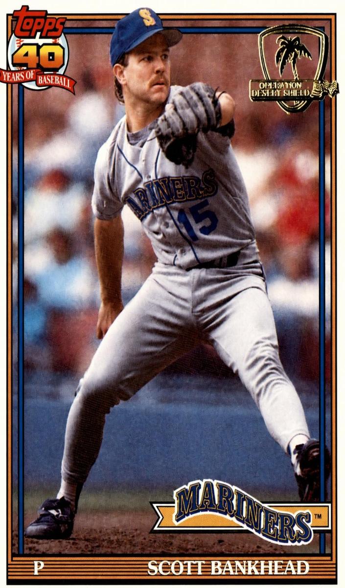 1991 Topps Baseball Scott Bankhead #436