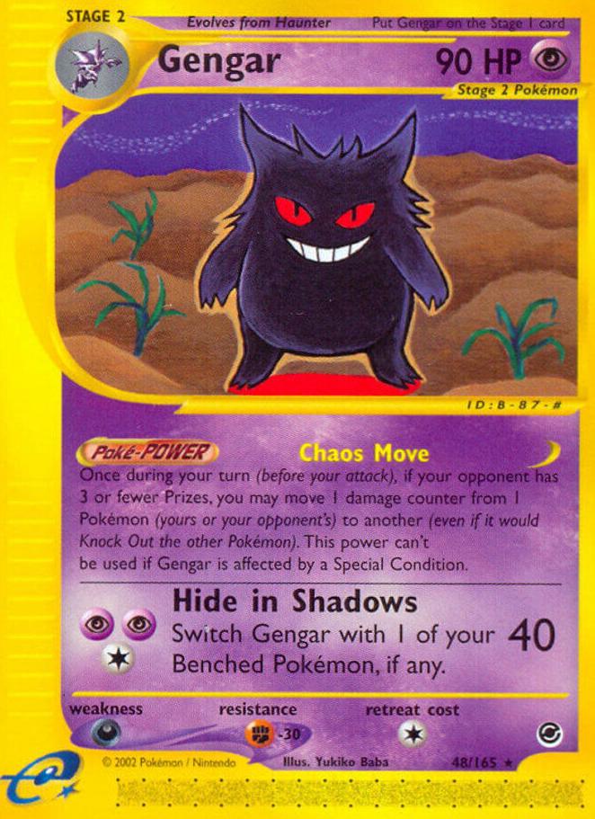 2002 Pokemon Expedition Base Set Gengar #48 PSA 10