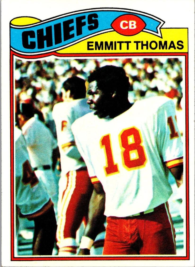 1977 Topps Football Emmitt Thomas #129 PSA 10