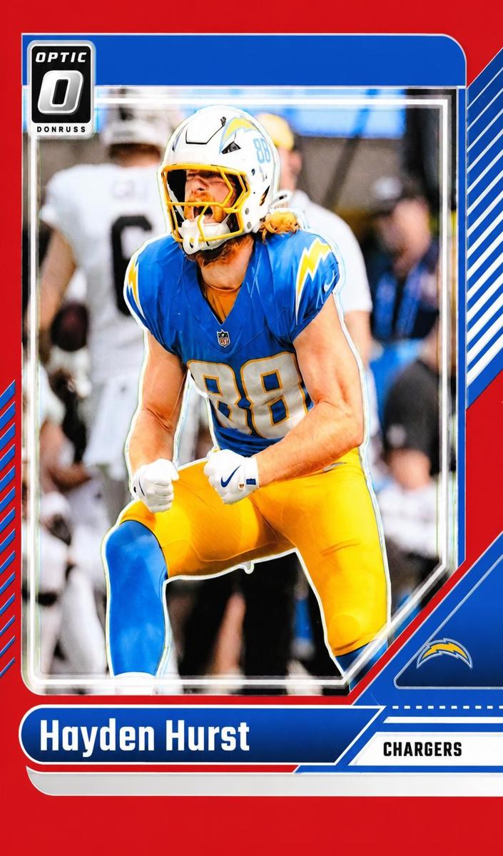 2024 Donruss Optic Football Red Hayden Hurst #110