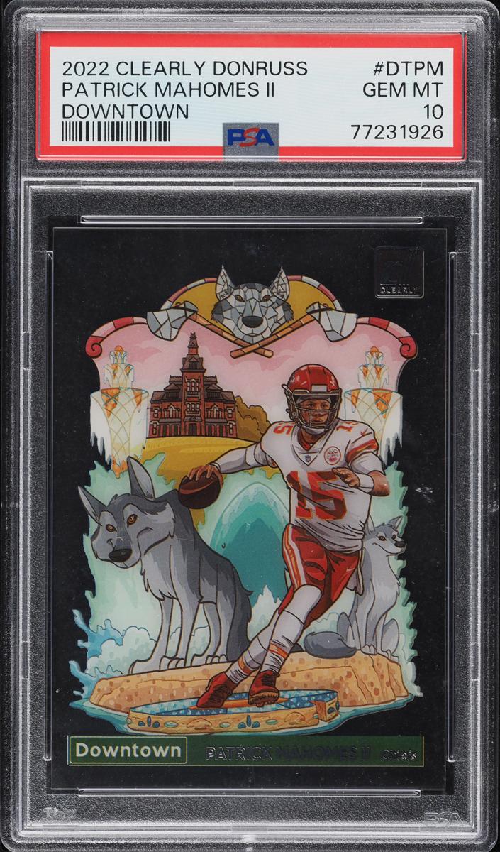 2022 Panini Donruss Football Patrick Mahomes II #DT-PM