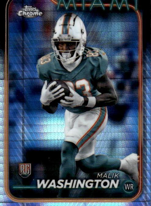 2024 Topps Chrome Football Malik Washington #254