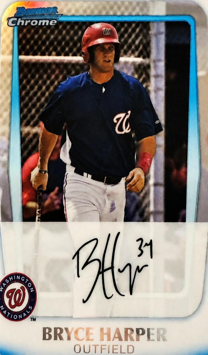 2011 Bowman Chrome Baseball Refractor Bryce Harper #BCP111
