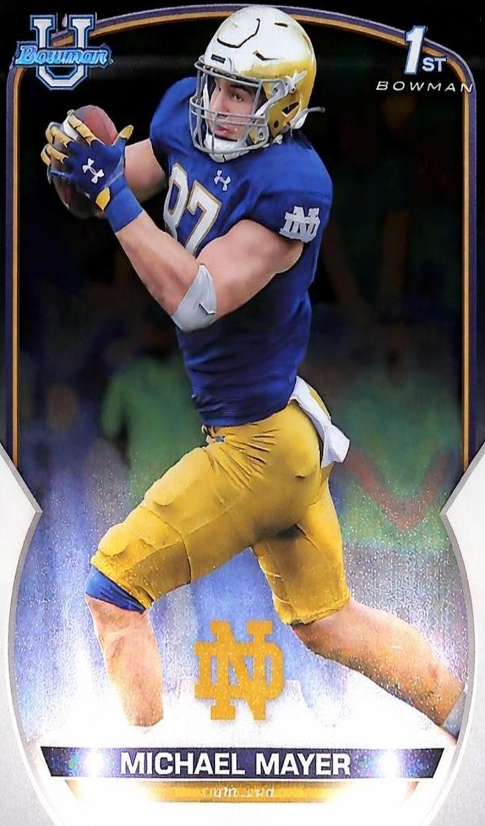 2022 Bowman University Chrome Football Michael Mayer #41