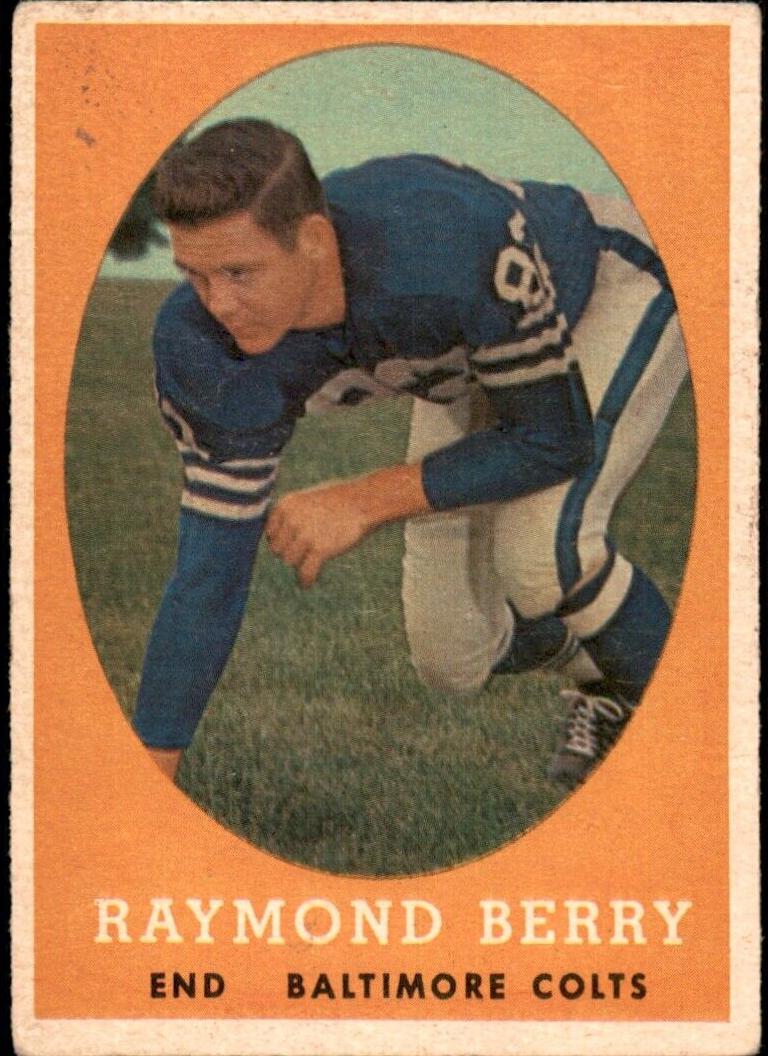 1958 Topps Football Raymond Berry #120