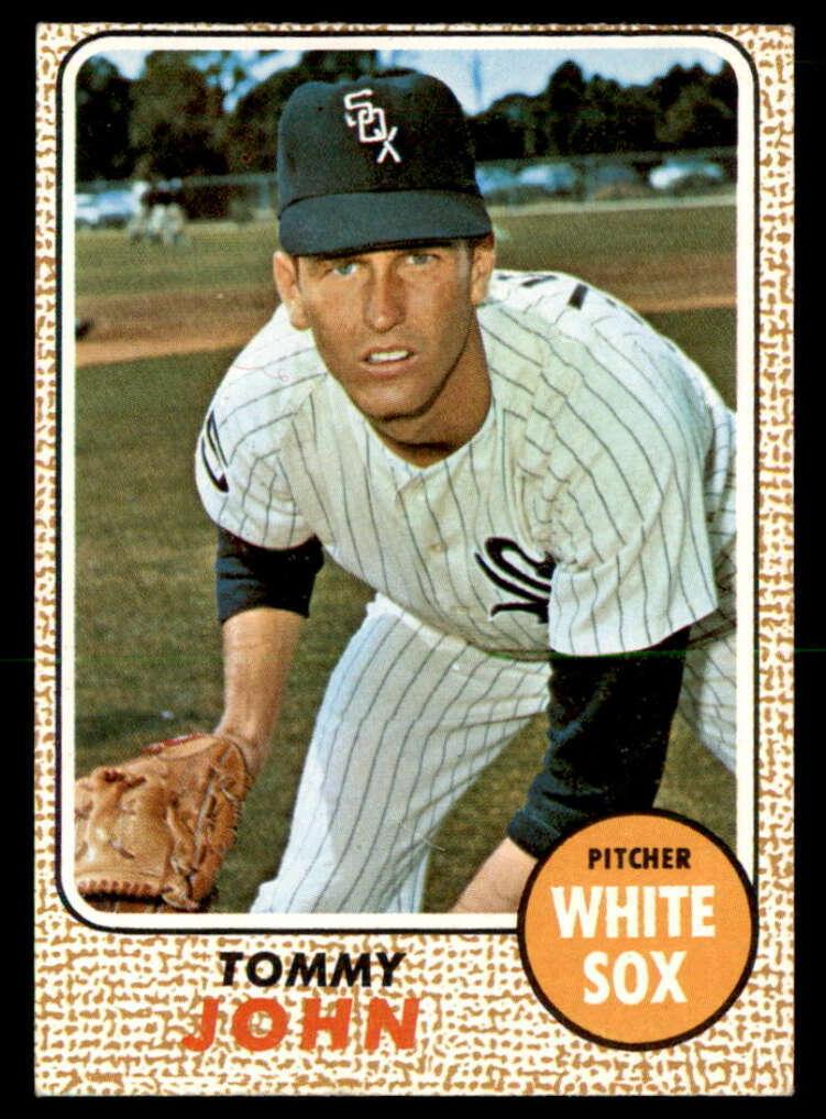 1968 Topps Baseball Tommy John #72