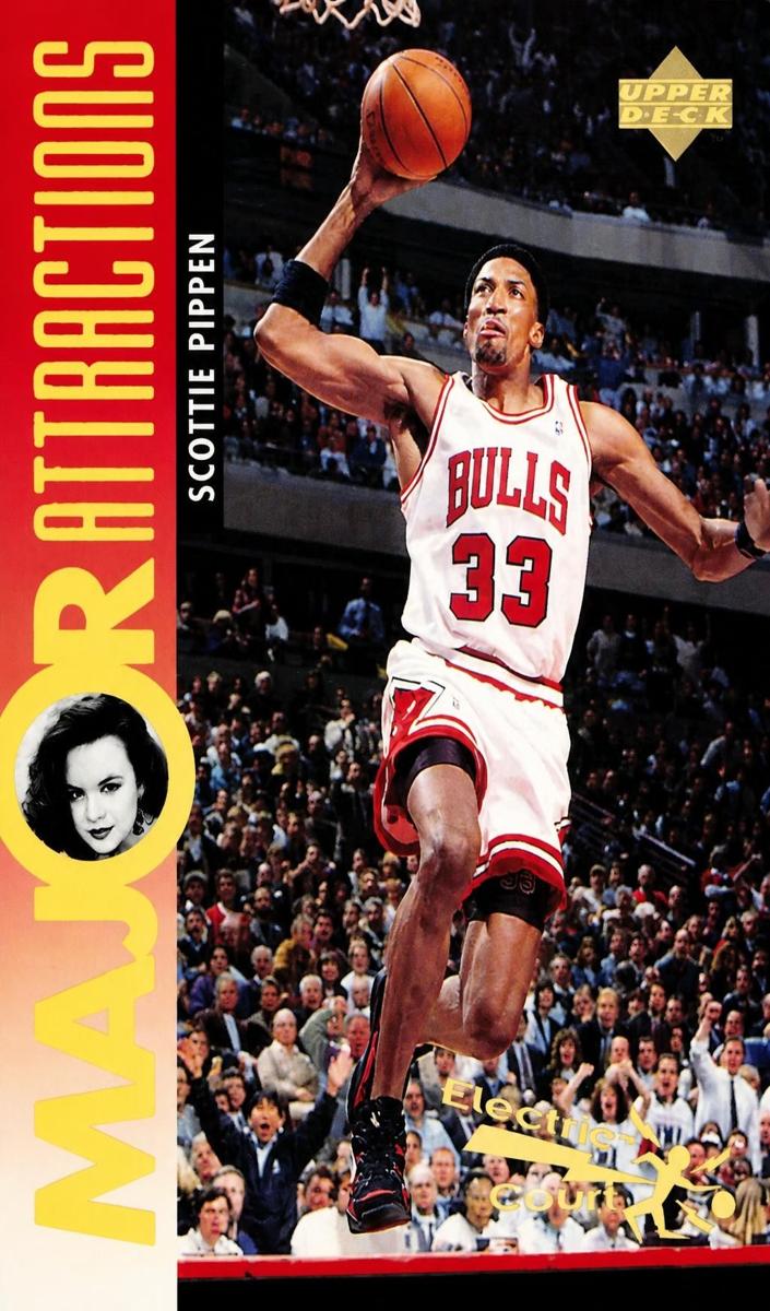 1995 Upper Deck Basketball Electric Court Gold Scottie Pippen #338 PSA 9