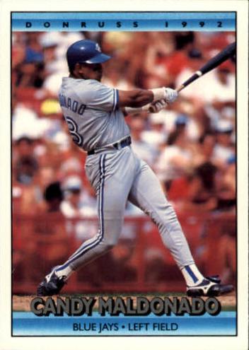 1992 Donruss Baseball Candy Maldonado #664