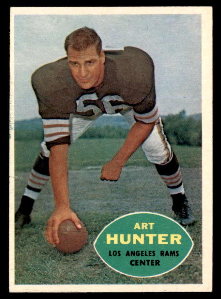 1960 Topps Football Art Hunter #67