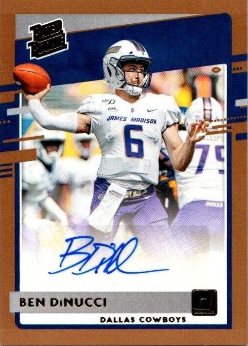 2020 Panini Donruss Football Bronze Ben DiNucci #350