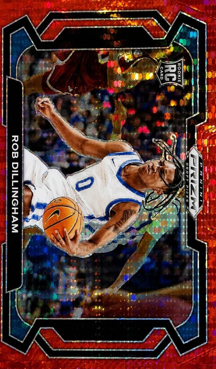 2024 Panini Prizm Draft Picks Basketball Red Pulsar Rob Dillingham #6