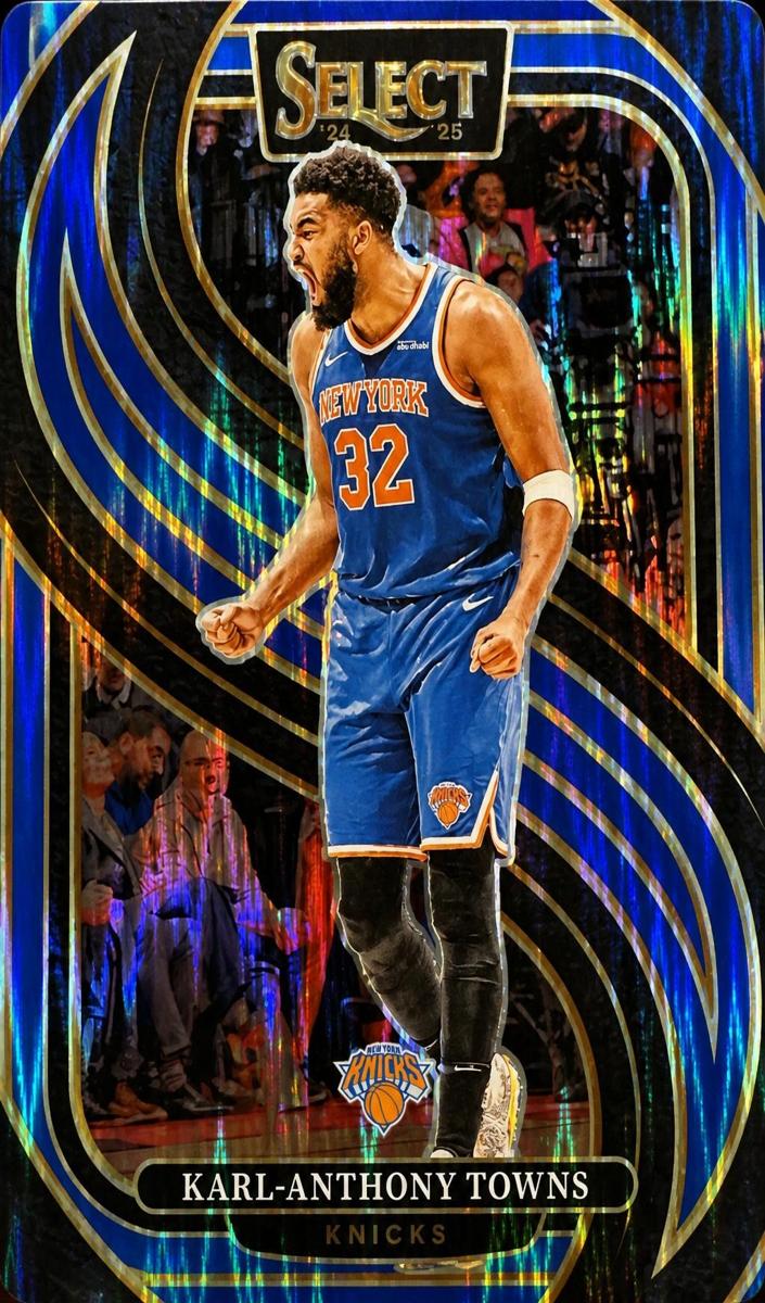 2024 Panini Select Basketball Blue Flash Karl-Anthony Towns #114