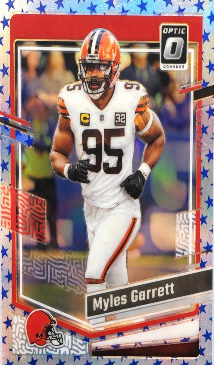 2023 Donruss Optic Football Stars Myles Garrett #199 PSA 9