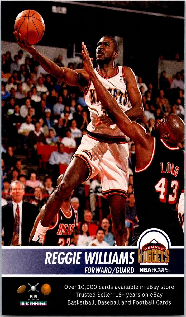 1994 Hoops Basketball Reggie Williams #55