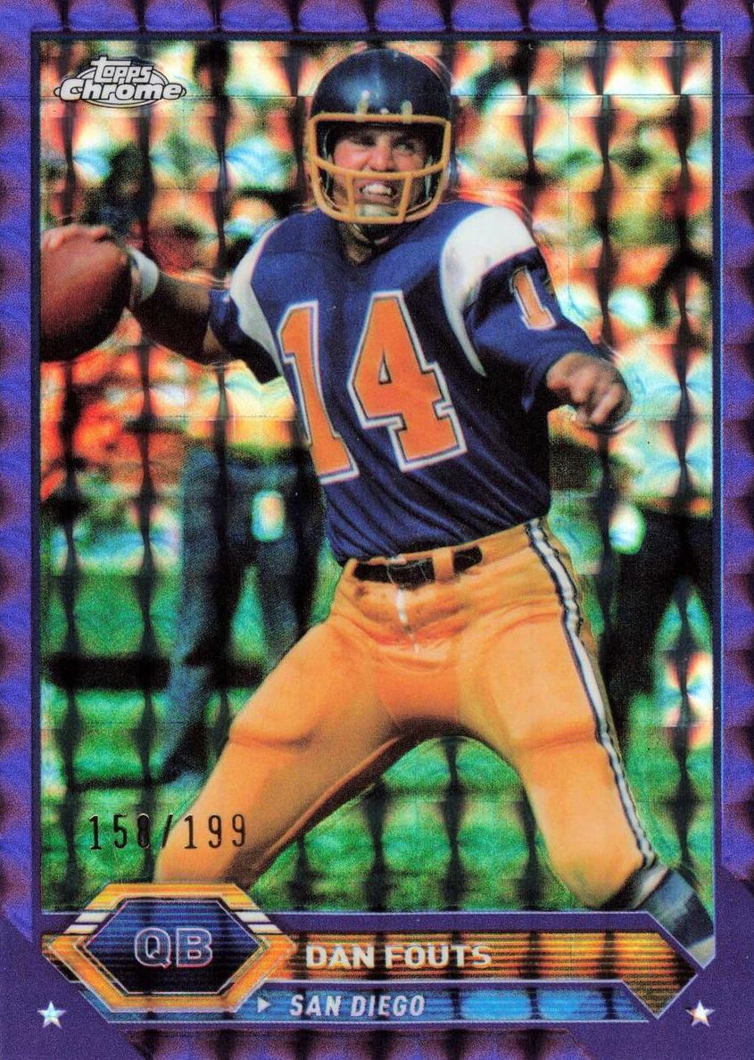 2023 Topps Composite Football Purple Geometric Dan Fouts #19
