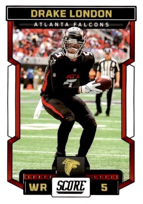 2023 Panini Score Football Drake London #37 CGC 10