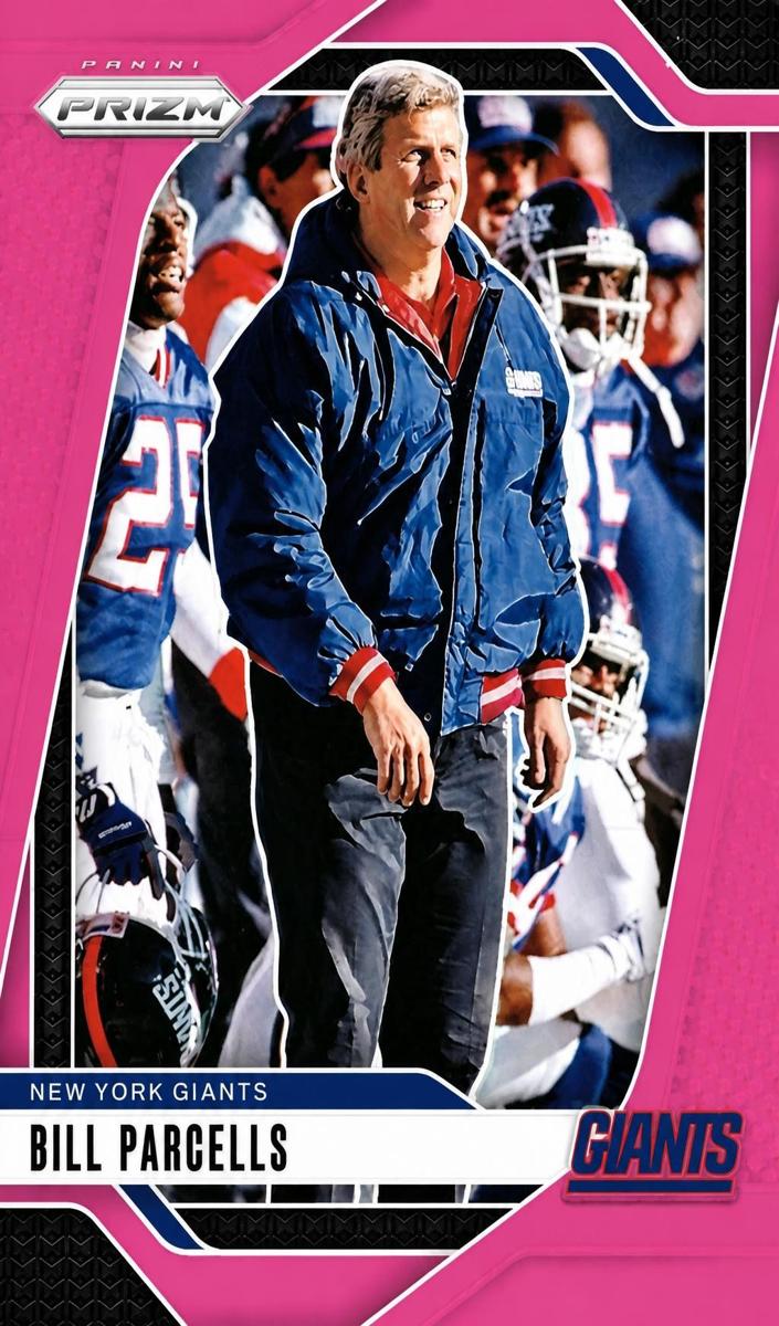 2024 Panini Prizm Football Pink Bill Parcells #221