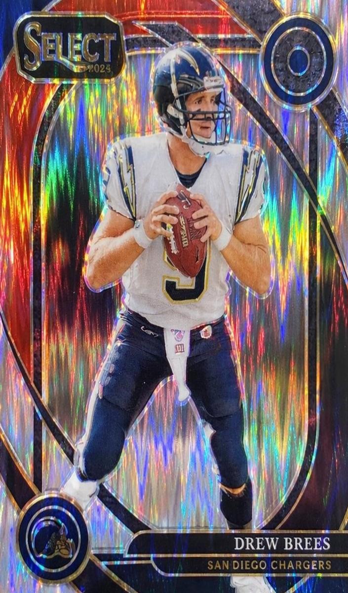 2024 Panini Select Football Black and Red Shock Drew Brees #253