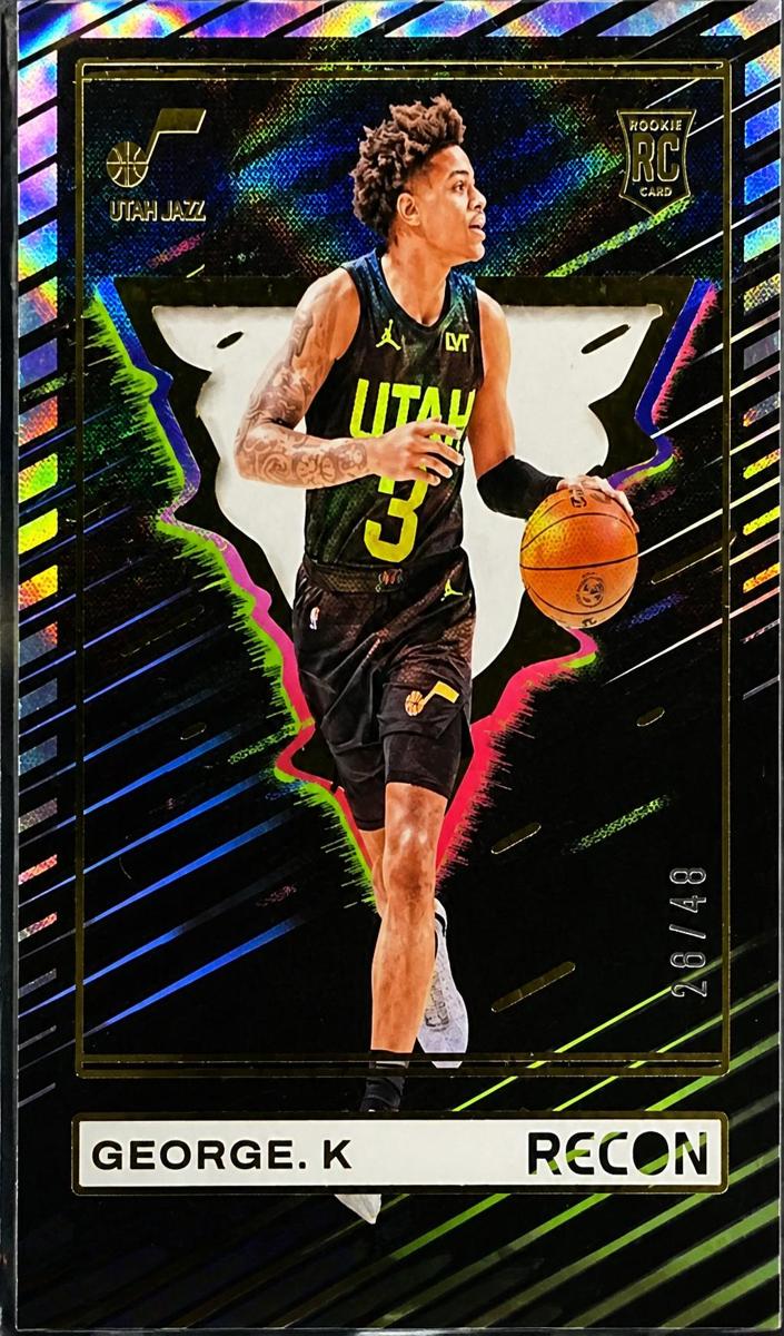 2023 Panini Recon Basketball Holo Effect Keyonte George #237 PSA 7.5