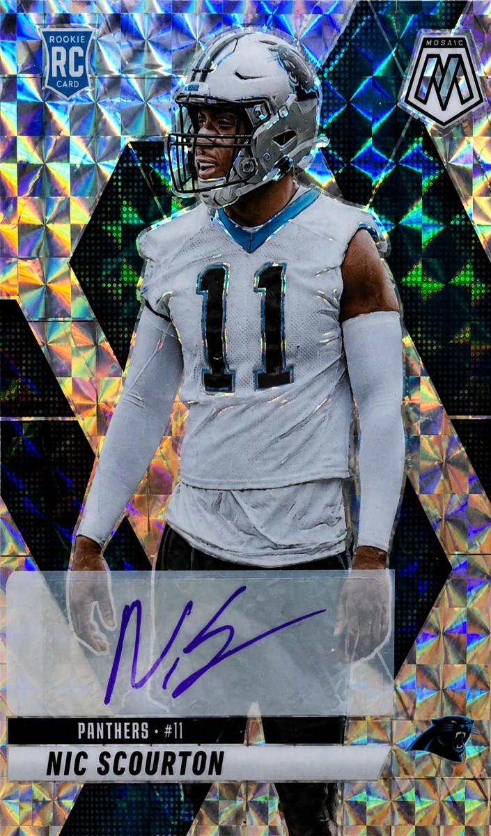 2025 Panini Mosaic Football Nic Scourton #391