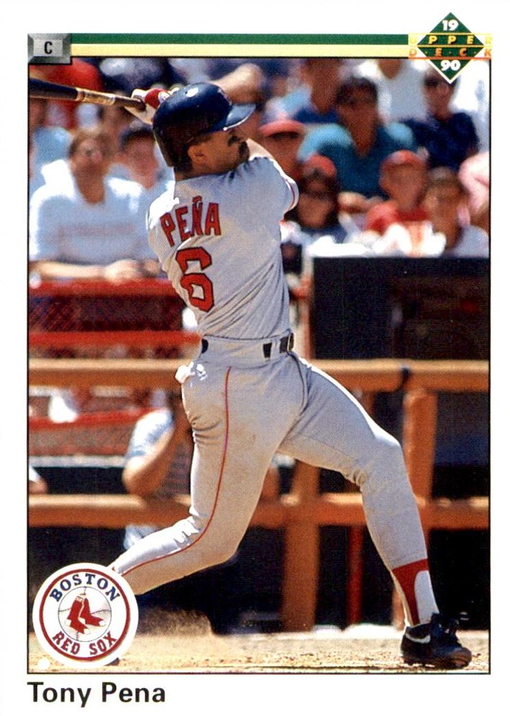 1990 Upper Deck Baseball Tony Pena #748