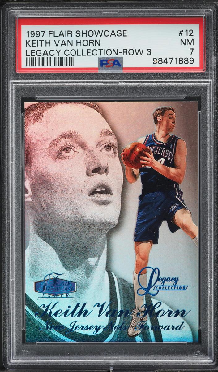 1997 Flair Showcase Basketball Row 3 Keith Van Horn #12