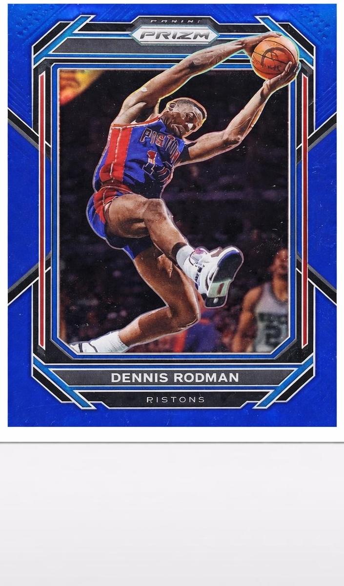2022 Panini Prizm Basketball Blue Dennis Rodman #291 PSA 10