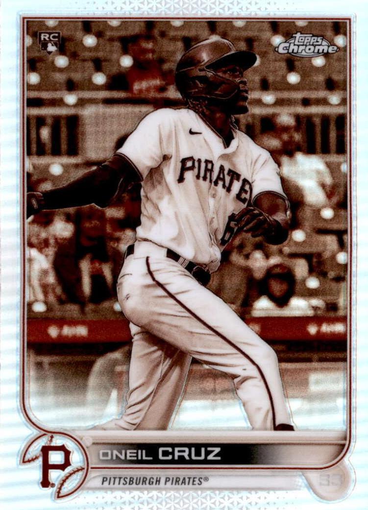 2022 Topps Chrome Baseball Sepia Oneil Cruz #128 PSA 9