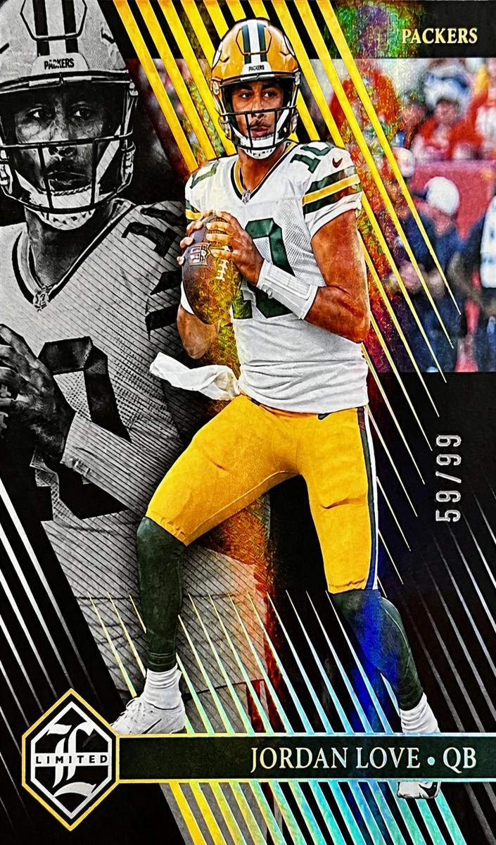 2023 Panini Limited Football Gold Spotlight Jordan Love #39