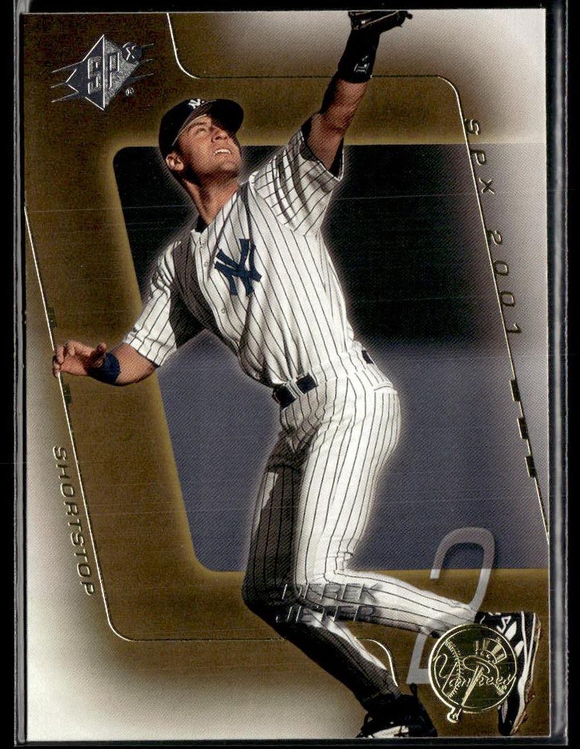 2001 SPx Baseball Derek Jeter #37 PSA 9