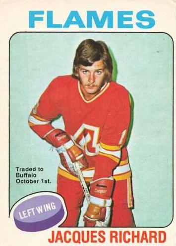 1975 O-Pee-Chee Hockey Jacques Richard #117 PSA 8