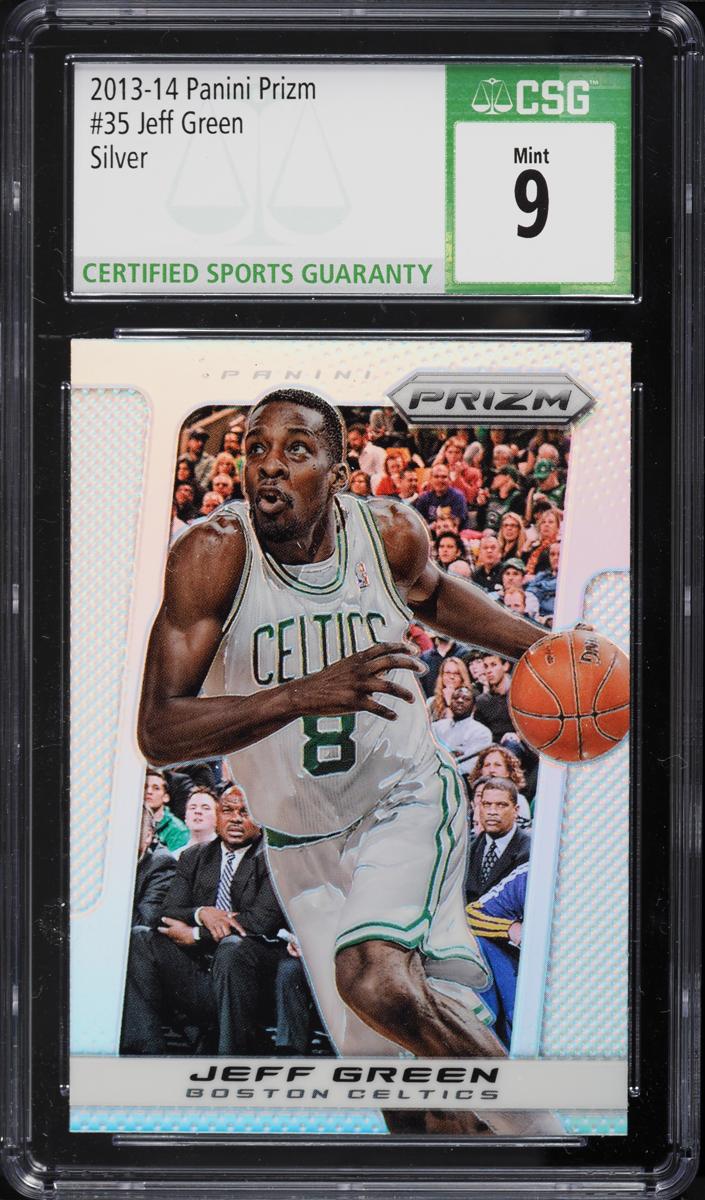 2013 Panini Prizm Basketball Silver Jeff Green #35 CGC 8.5