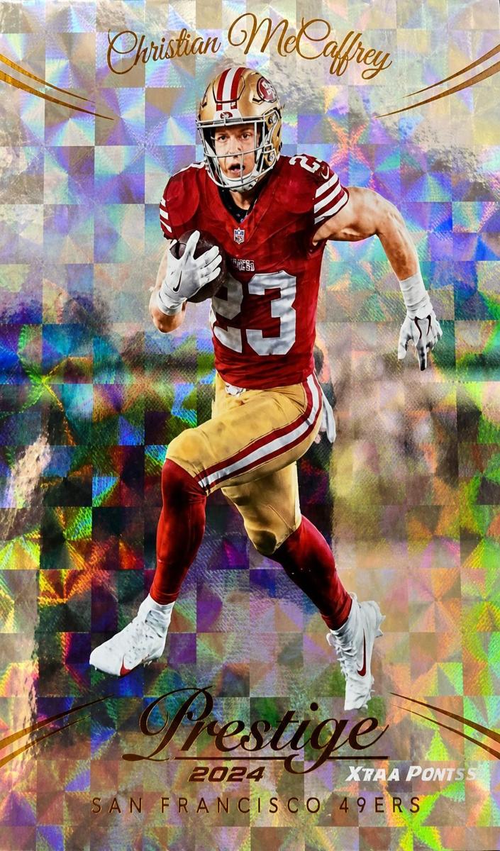 2024 Panini Prestige Football Hyper Xtra Points Christian McCaffrey #260