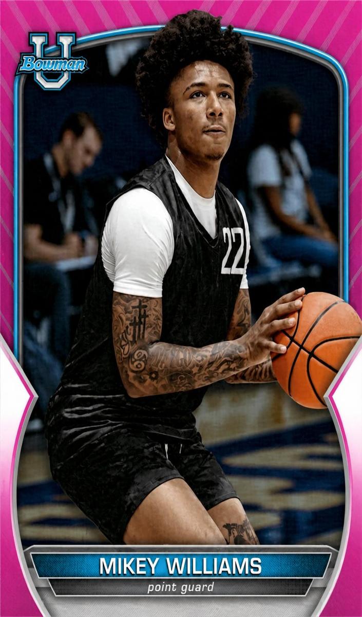 2022 Bowman Chrome University Basketball Mikey Williams #3