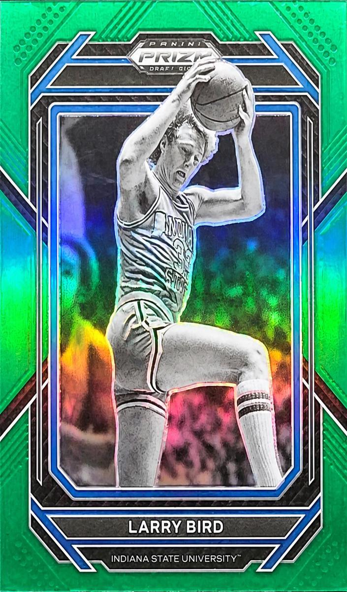 2023 Panini Prizm Draft Picks Basketball Choice Green Larry Bird #95
