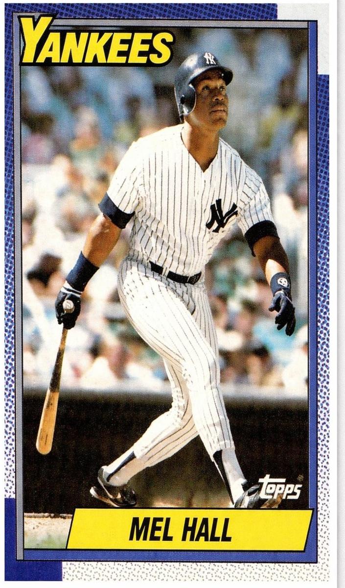 1990 Topps Baseball Mel Hall #436