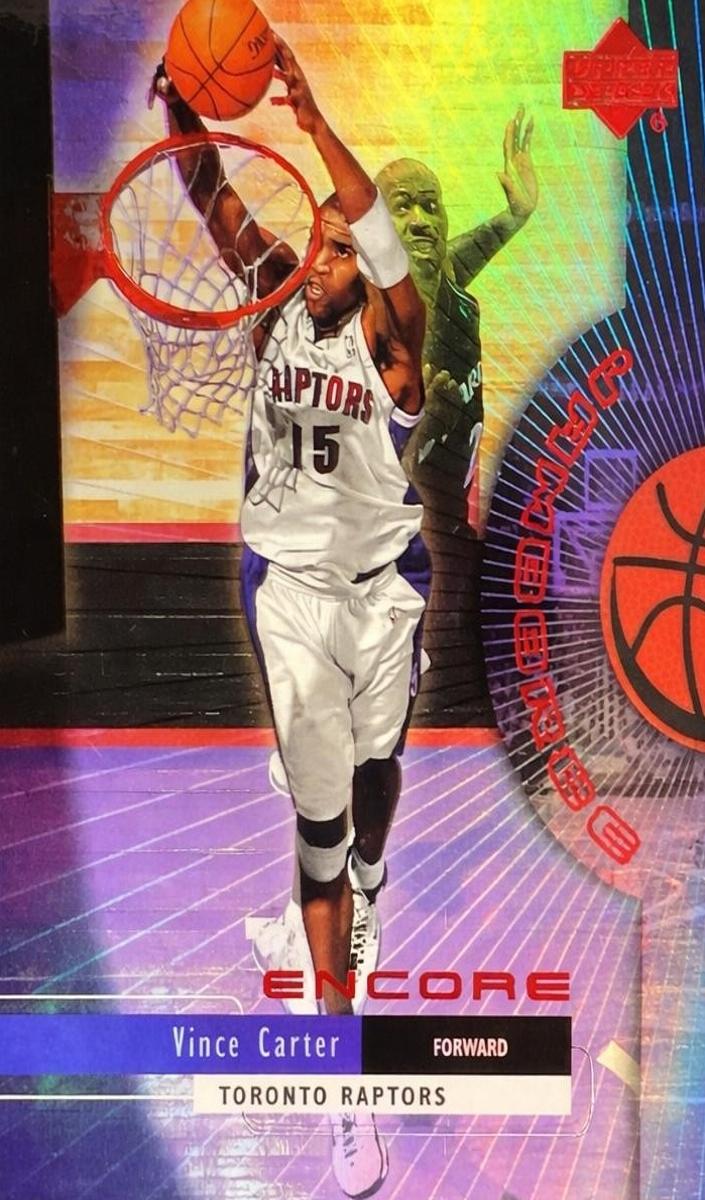 1999 Upper Deck Encore Basketball Vince Carter #J15